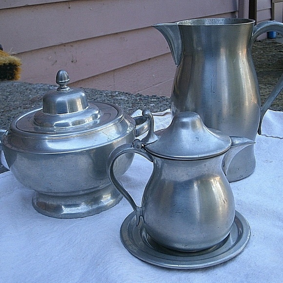 Woodbury Pewterers Accents Vintage Woodbury Pewter Beverage Set 95s Poshmark